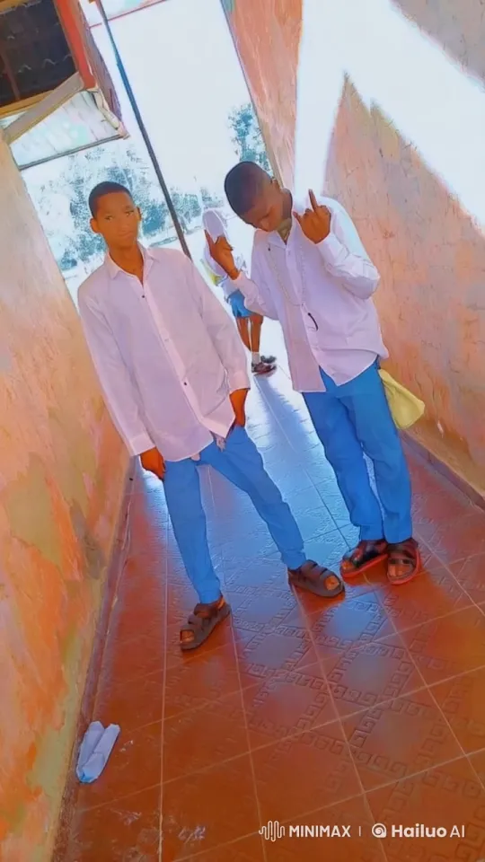 Two Young Men Showcase Kung Fu Mastery in Narrow Hallway – AI Generated Video | Hailuo AI