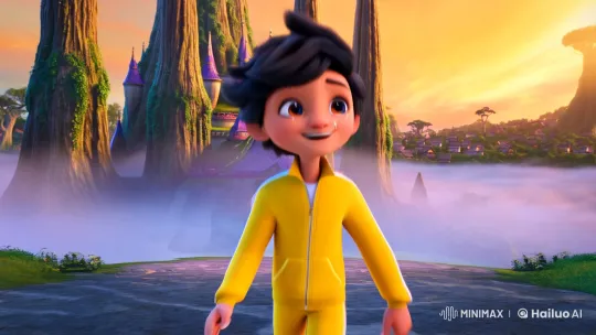 Pixar-Style Reunion: Ali's Joyful Family Reunion at Dawn – AI Generated Video | Hailuo AI