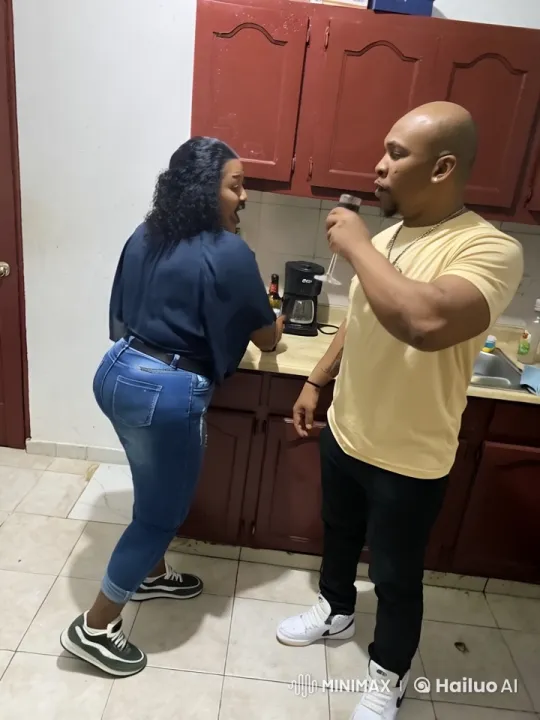 Live2D Animated Kung Fu Fight in Kitchen Setting – AI Generated Video | Hailuo AI