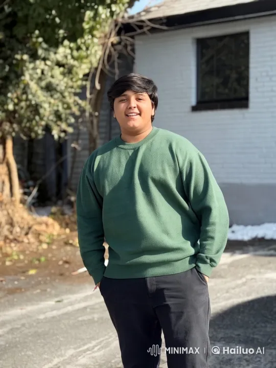 Young Man in Casual Winter Setting with Realistic Live2D Animation – AI Generated Video | Hailuo AI