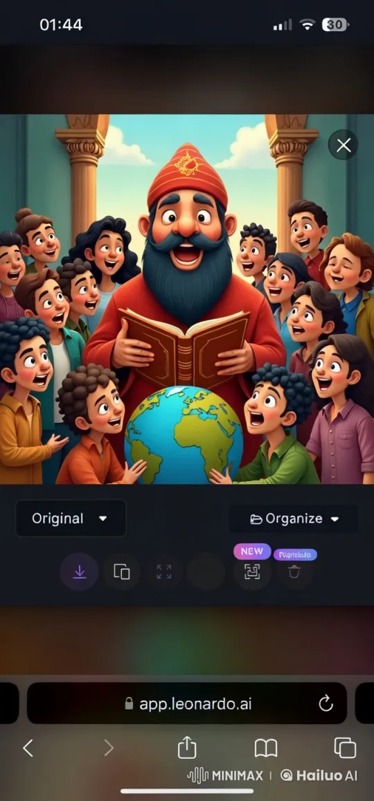 Nasreddin Hodscha Imparts Wisdom in Animated Teaching Scene – AI Generated Video | Hailuo AI