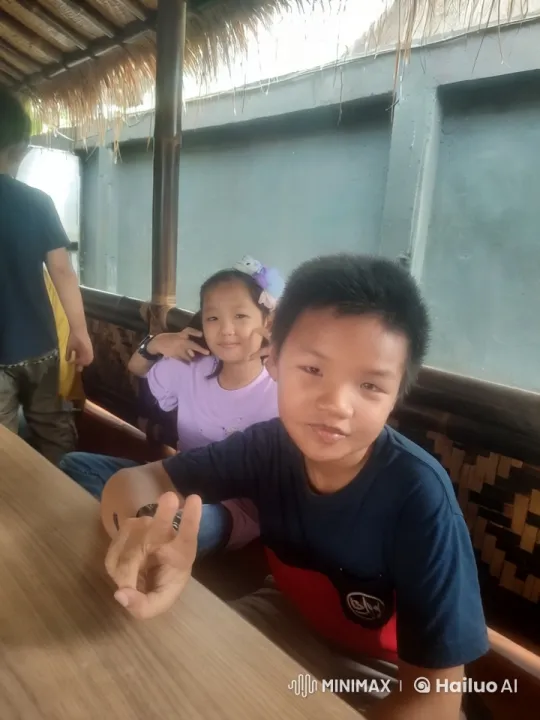 Children's Energetic Martial Arts Display in Hut – AI Generated Video | Hailuo AI