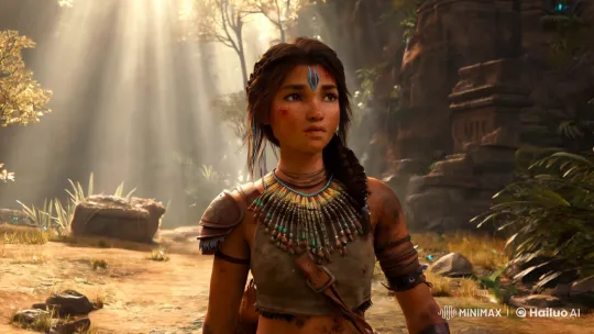3D Animated Explorer Hallie in Cinematic Game-Inspired Setting – AI Generated Video | Hailuo AI