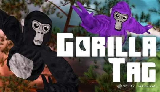 Gorilla Tag Gameplay in Live2D Animation – AI Generated Video | Hailuo AI