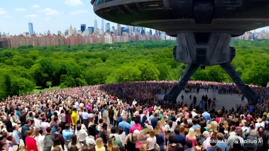 High Aesthetic Film Clip: Alien Encounter in Central Park – AI Generated Video | Hailuo AI