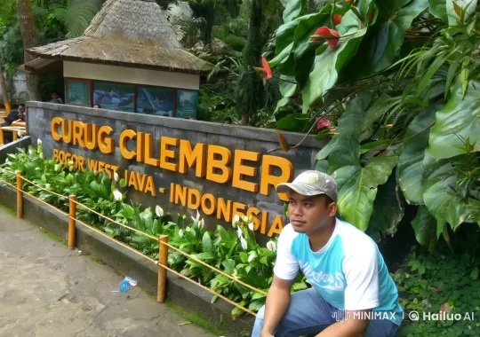 Gunfight Erupts in Serene Curug Cilember, Indonesia – AI Generated Video | Hailuo AI