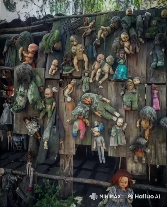 Twilight's Hanging Doll Island: Creepy Dolls Come to Life – AI Generated Video | Hailuo AI