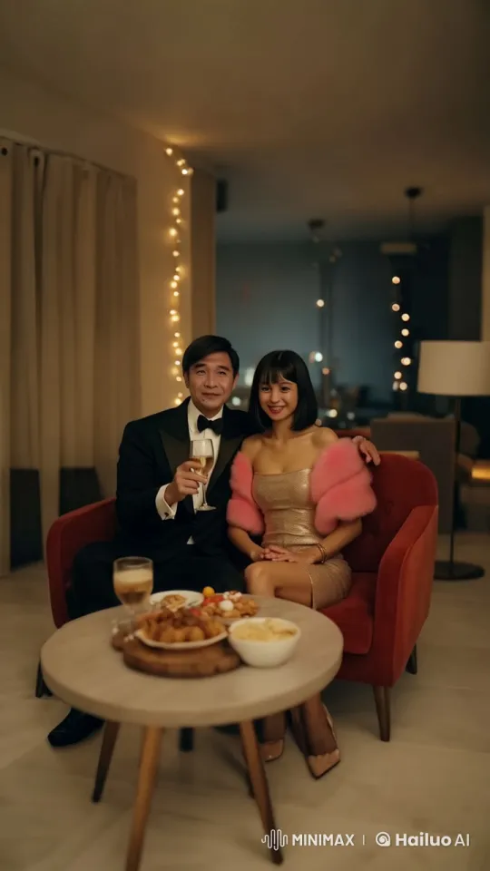 Elegant Couple in Sophisticated Setting: Live2D Cinematic Short – AI Generated Video | Hailuo AI
