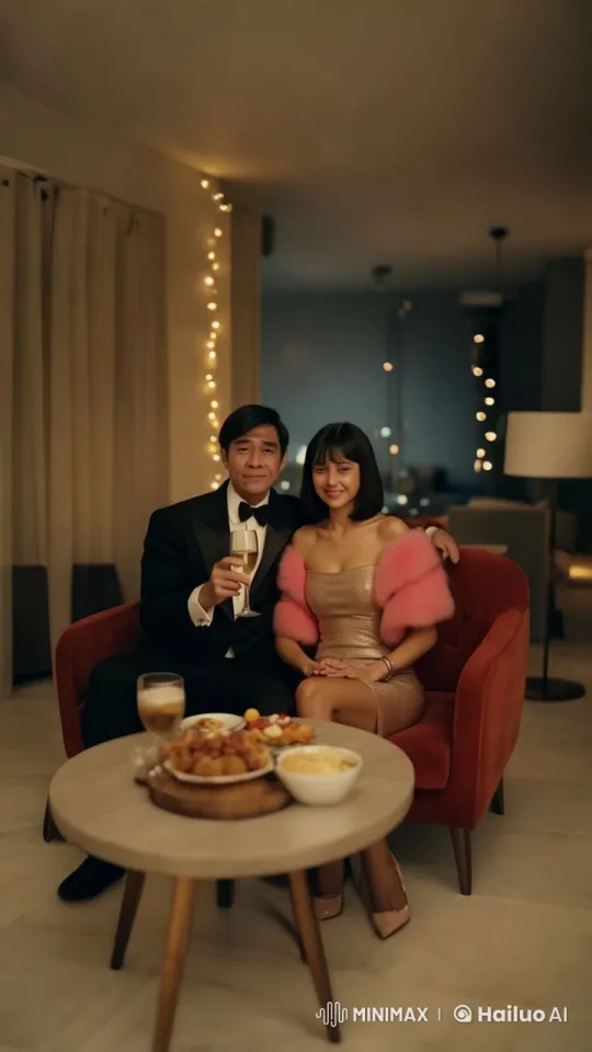 Romantic Dinner: Elegant Couple's Sophisticated Dance – AI Generated Video | Hailuo AI