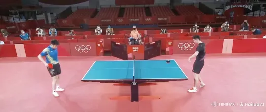 Olympic Table Tennis Match Turns into Kungfu Duel – AI Generated Video | Hailuo AI