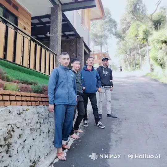 Four Friends Prepare for a Live2D Kung Fu Battle – AI Generated Video | Hailuo AI