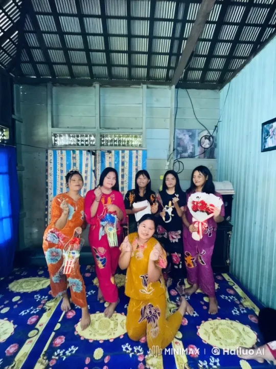 Traditional Attire, Festive Martial Arts Display in Cozy Wooden Room – AI Generated Video | Hailuo AI