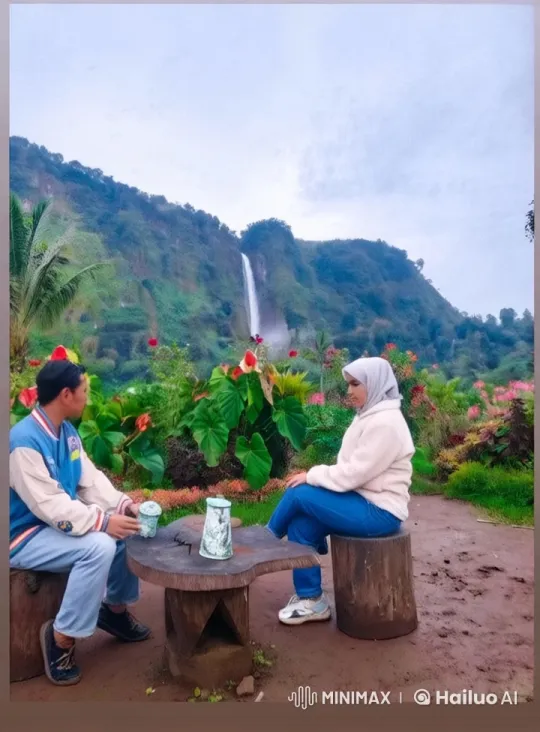 Animated Kungfu Battle Amidst Waterfall Serenity – AI Generated Video | Hailuo AI