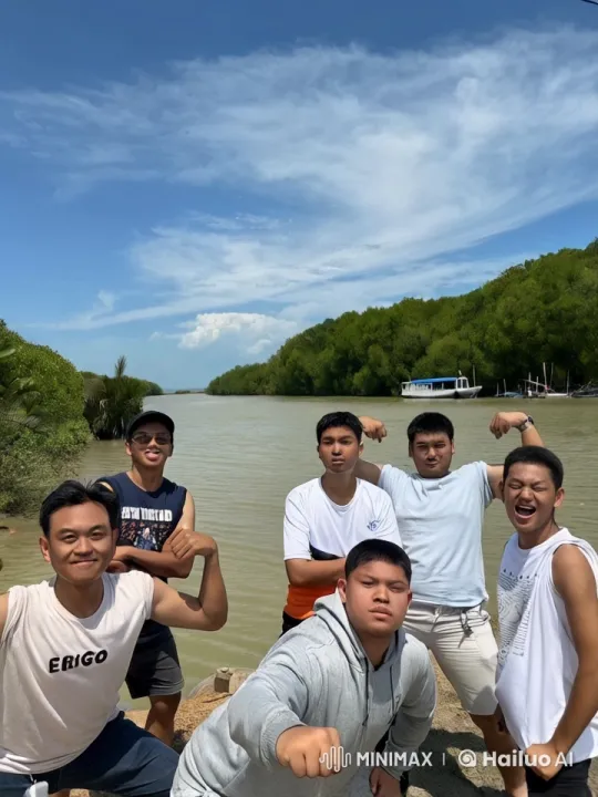 Kung-Fu Group Performs by Serene Riverside – AI Generated Video | Hailuo AI