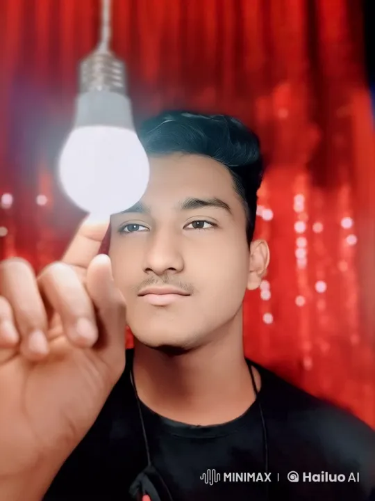 Live2D Animation: Interactive Light Bulb with Bokeh Background – AI Generated Video | Hailuo AI