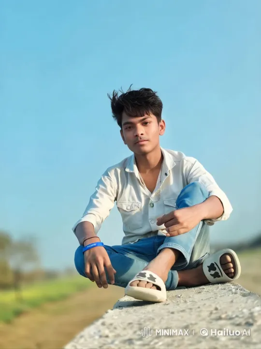 Young Couple Shares Romantic Moment in Outdoor Setting – AI Generated Video | Hailuo AI