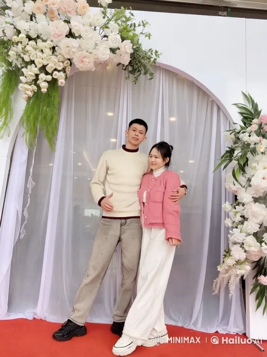 Couple Performs Kungfu in Wedding Arch Setting – AI Generated Video | Hailuo AI