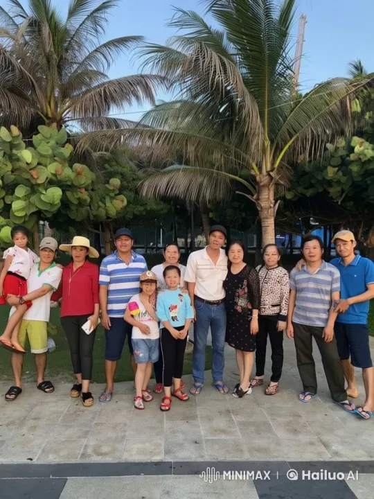 Family Gathering in a Tropical Setting – AI Generated Video | Hailuo AI