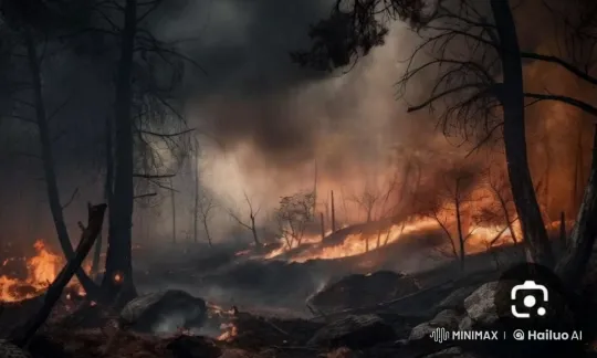 Forest Fire and Resilient Regrowth – AI Generated Video | Hailuo AI
