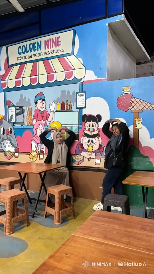 Animated Kung Fu Fighters in Whimsical Ice Cream Shop – AI Generated Video | Hailuo AI