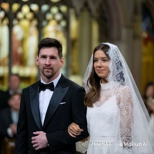 Animated Wedding Ceremony in Grand Church Setting – AI Generated Video | Hailuo AI