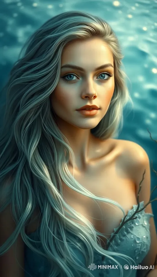 Stunning Girl by Water: Live2D Art in 4K Slow Motion – AI Generated Video | Hailuo AI