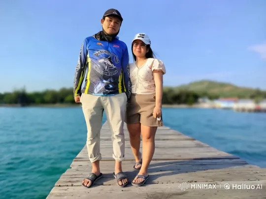 Couple Performs Kungfu on Wooden Pier – AI Generated Video | Hailuo AI