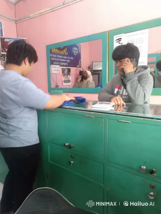 Animated Martial Arts Scene in a Shop Setting – AI Generated Video | Hailuo AI