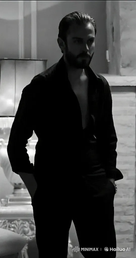 Vintage Mood: Man Smoking in Dimly Lit Room – AI Generated Video | Hailuo AI
