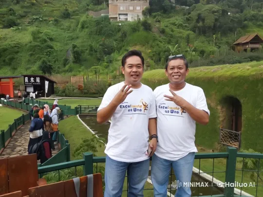 Two Men Celebrate in Nature with Synchronized Dance – AI Generated Video | Hailuo AI