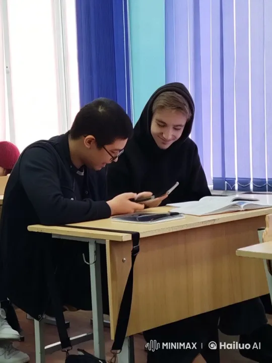 Romantic Encounter in a Classroom Setting – AI Generated Video | Hailuo AI