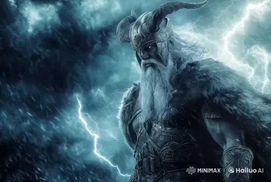 Viking Warrior in Storm: Epic Live2D Metal Visual and Soundtrack – AI Generated Video | Hailuo AI