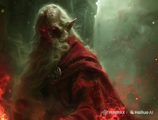 Ancient Mystic in Dark Atmosphere with Epic Soundtrack – AI Generated Video | Hailuo AI
