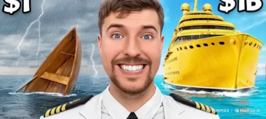 Contrasting Journeys: From Stormy Seas to Haunted Prosperity – AI Generated Video | Hailuo AI