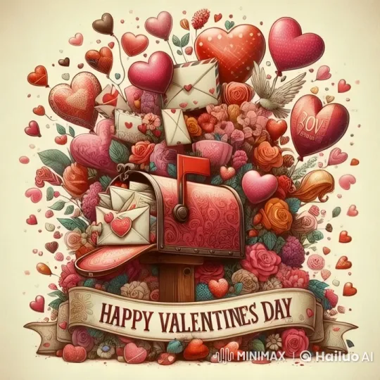 Valentine's Day Celebration in Live2D Animation – AI Generated Video | Hailuo AI