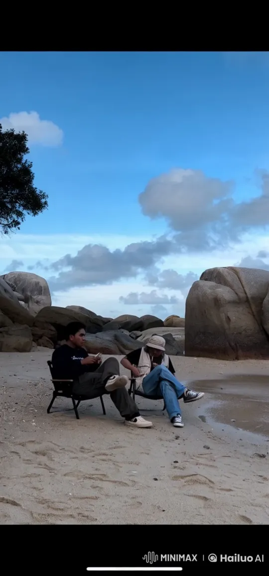 Live2D Animated Martial Arts Duel on Rocky Beach – AI Generated Video | Hailuo AI