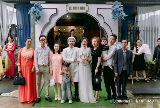 Elegant Wedding Guests Perform Choreographed Kung Fu – AI Generated Video | Hailuo AI