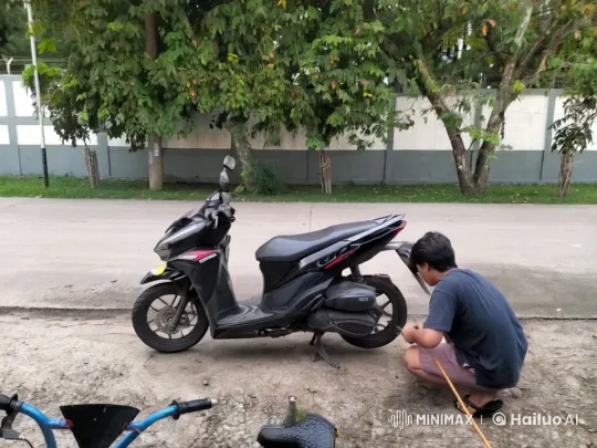 Man Transforms Motorcycle into Walking Robot – AI Generated Video | Hailuo AI