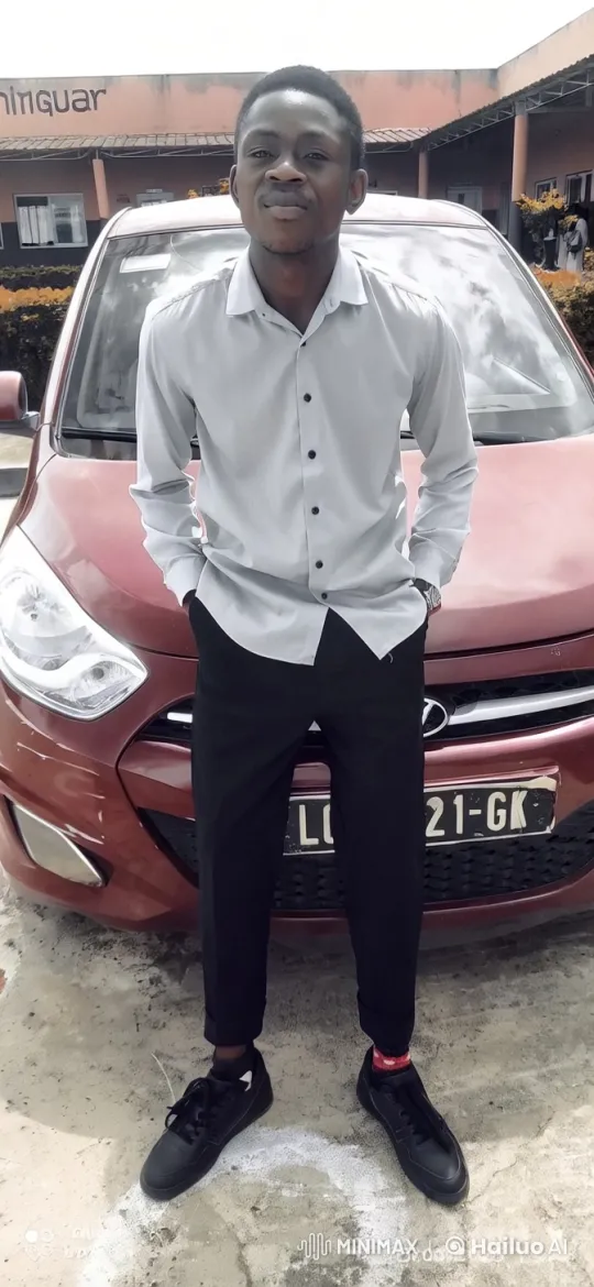 Young Man Demonstrates Skilled Kungfu in Front of Red Car – AI Generated Video | Hailuo AI