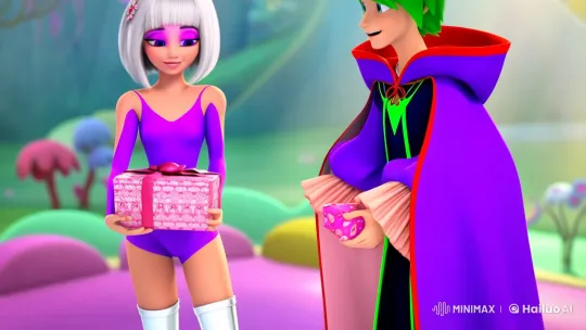 Fantasy Romance: Gift Exchange in Ethereal Dreamscape – AI Generated Video | Hailuo AI