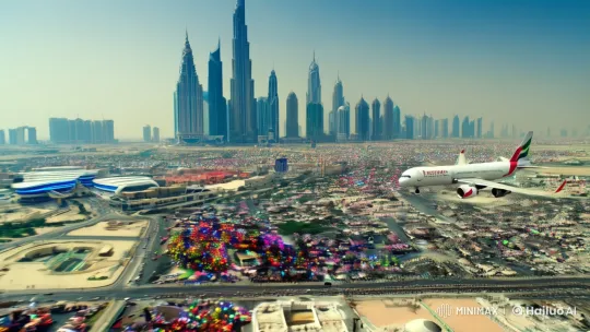 Saqib's Journey: From Multan to Dubai's Prosperity – AI Generated Video | Hailuo AI