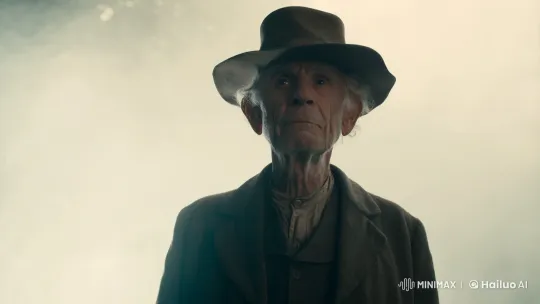 Elderly Man Leaps into Fog-Enshrouded Contemplation – AI Generated Video | Hailuo AI