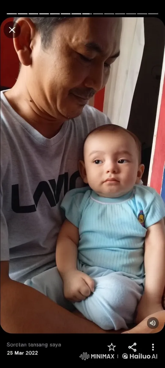 Cozy Moment: Baby and Person in Warm Embrace – AI Generated Video | Hailuo AI