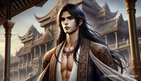 Ken Arok: Noble Origins Amidst Ancient Palace Splendor – AI Generated Video | Hailuo AI