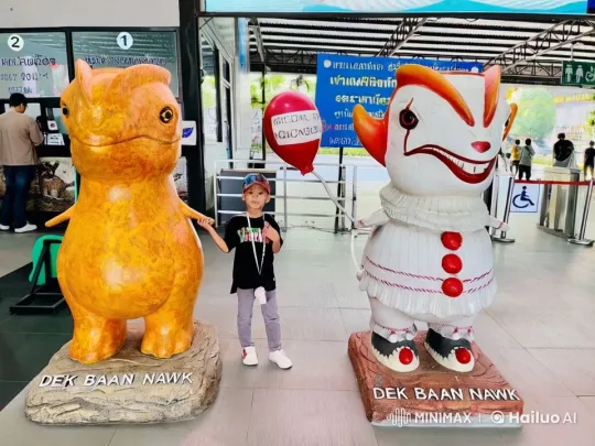 Child Performs Martial Arts in Nong Nooch Welcome Area – AI Generated Video | Hailuo AI