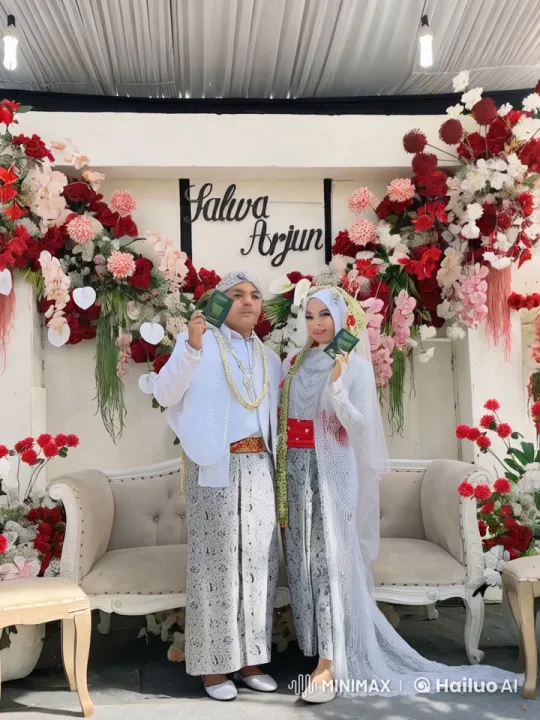 Wedding Couple Perform Kung Fu in Live2D Animation – AI Generated Video | Hailuo AI