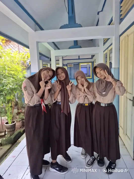 Scout Girls Perform Dynamic Kungfu in Corridor Setting – AI Generated Video | Hailuo AI