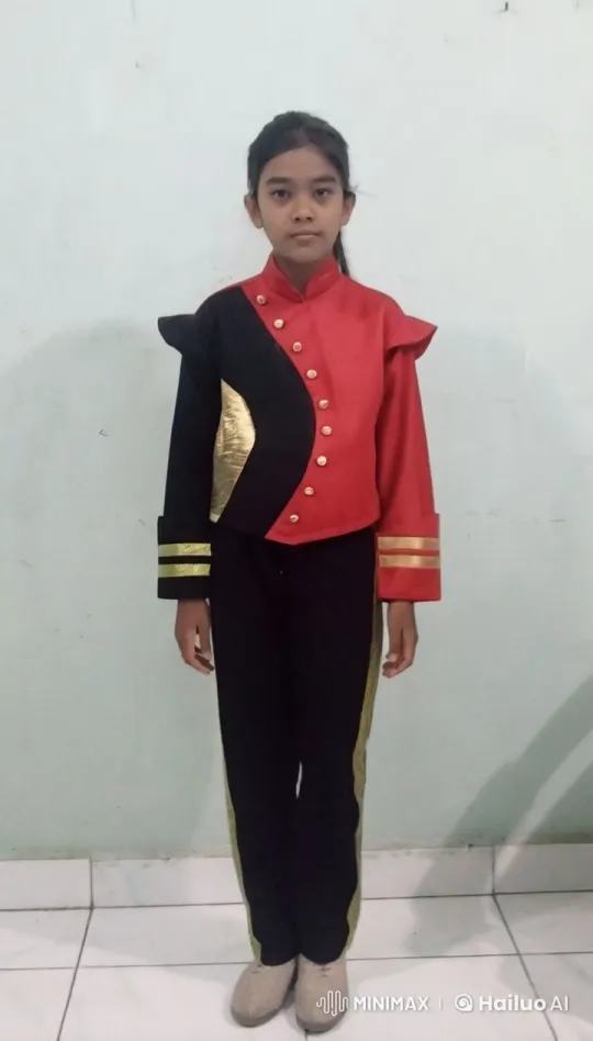 Confident Walk in Red and Black with Live2D Animation – AI Generated Video | Hailuo AI