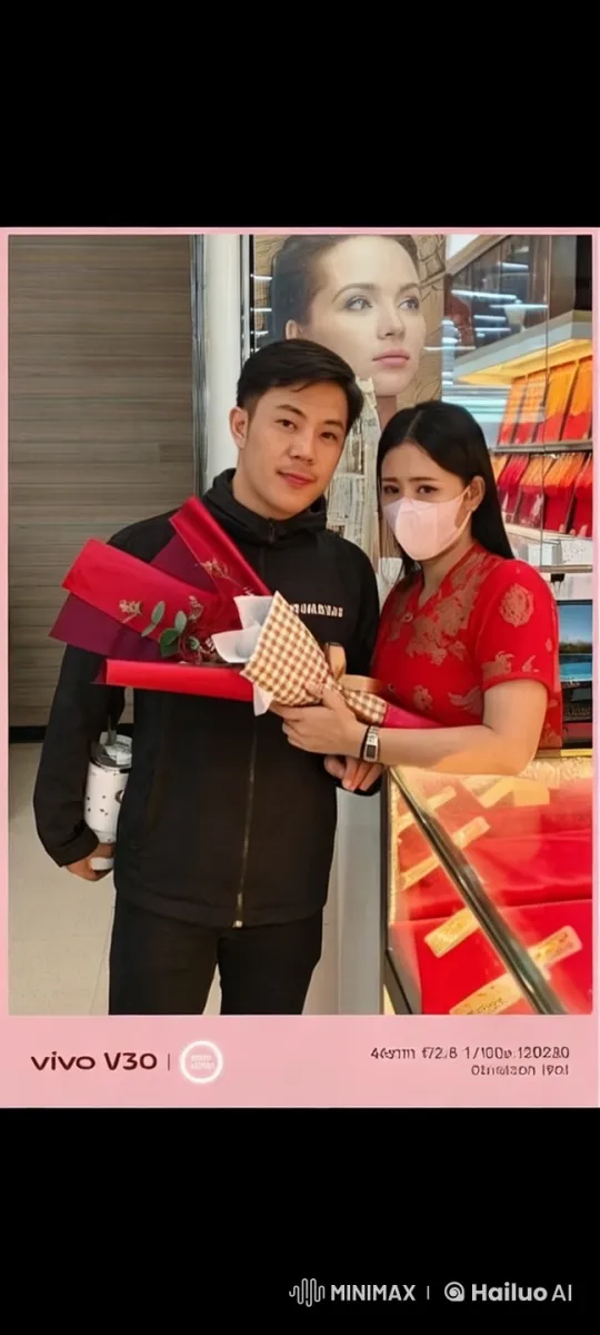 Live2D Animation: Couple Showcases Martial Arts in Retail Setting – AI Generated Video | Hailuo AI