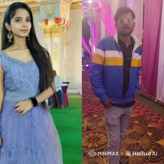 Girl in Purple Dress Embraces Man in Ornate Hall – AI Generated Video | Hailuo AI